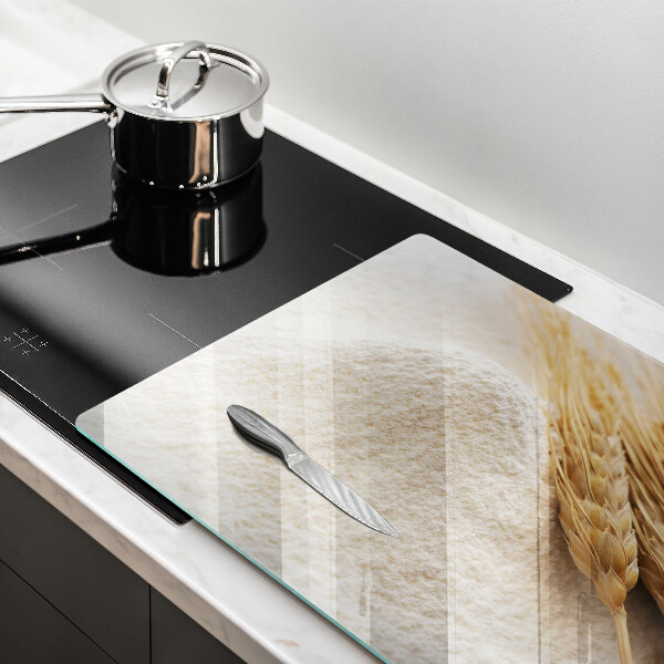 Kuchynská doska zo skla Múka a obilné klasy
