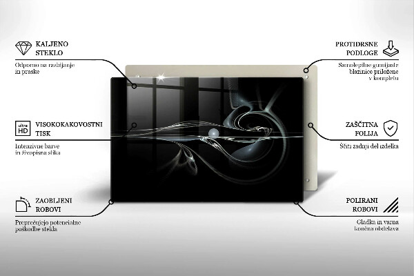 Kuchynská doska zo skla Moderná abstrakcia