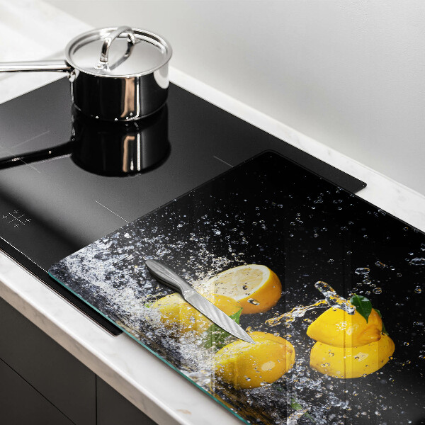 Kuchynská doska zo skla Šťavnaté citrónové ovocie