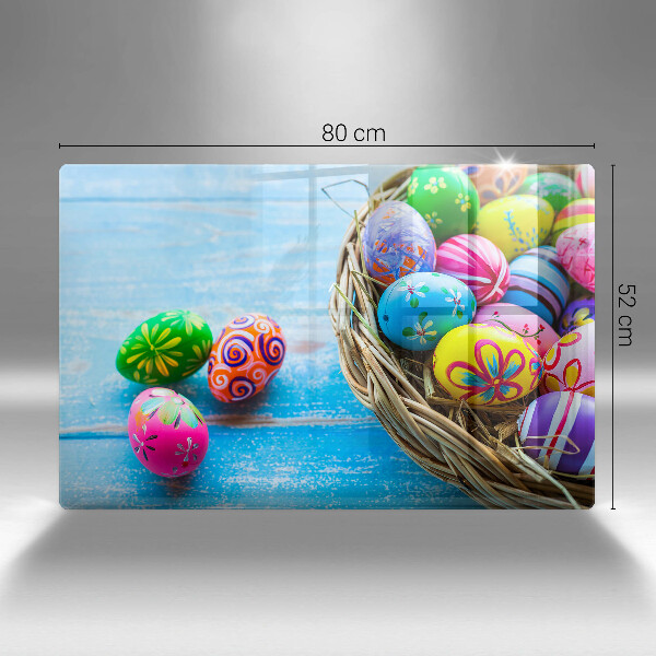 Kuchynská doska zo skla Veľkonočné vajíčka Veľkonočné vajíčka