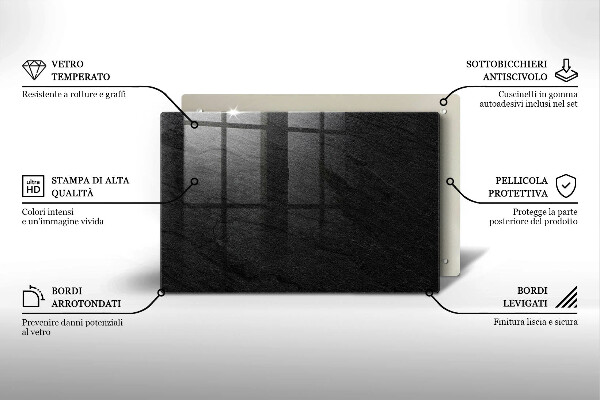 Kuchynská doska zo skla Textúra kameňa