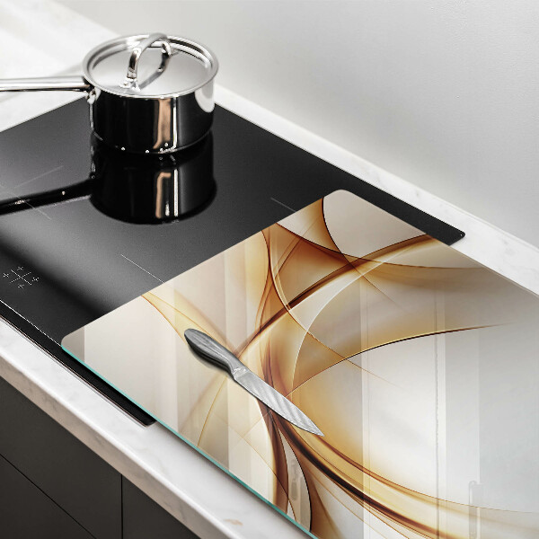 Kuchynská doska zo skla Abstraktné tvary