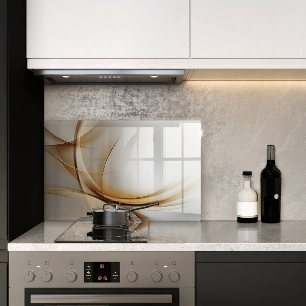 Kuchynská doska zo skla Abstraktné tvary