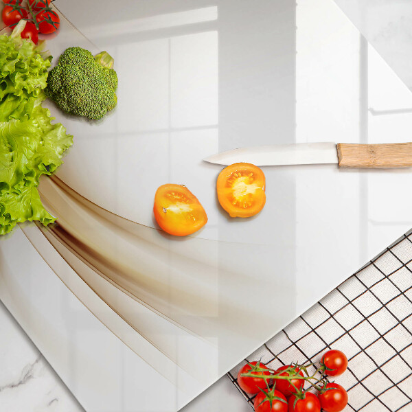 Kuchynská doska zo skla Abstraktné tvary