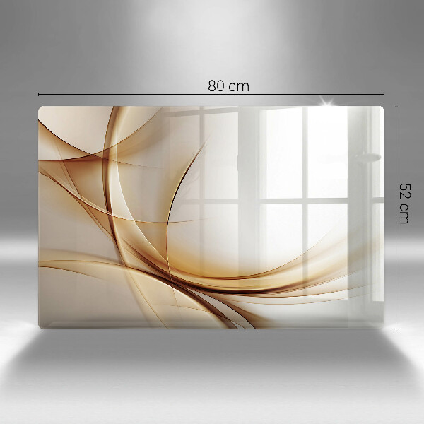 Kuchynská doska zo skla Abstraktné tvary