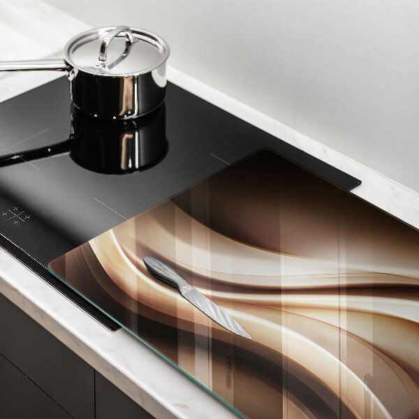 Kuchynská doska zo skla Abstrakcia jemné línie