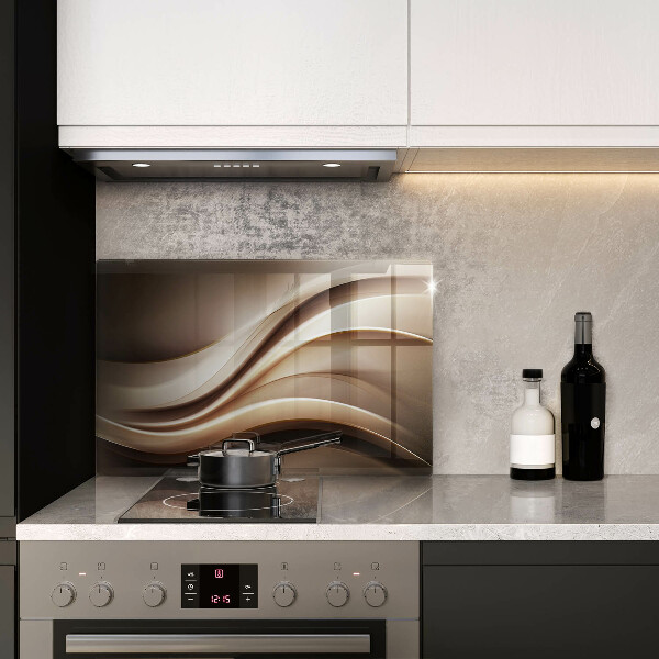 Kuchynská doska zo skla Abstrakcia jemné línie