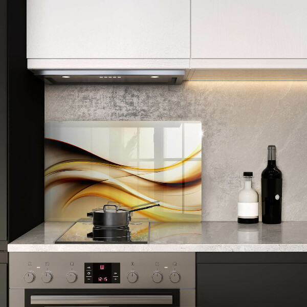Kuchynská doska zo skla Abstraktné dymové čiary