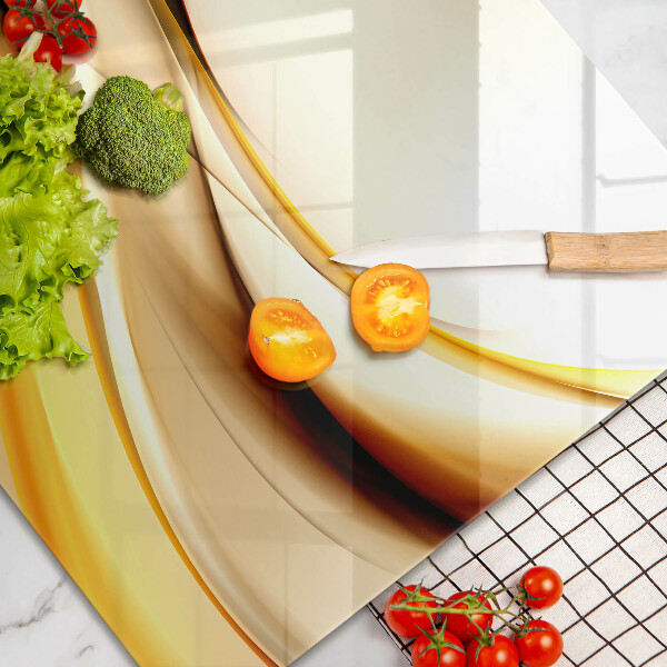 Kuchynská doska zo skla Abstraktné dymové čiary