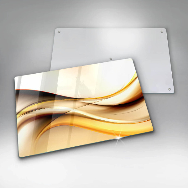 Kuchynská doska zo skla Abstraktné dymové čiary