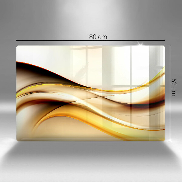 Kuchynská doska zo skla Abstraktné dymové čiary