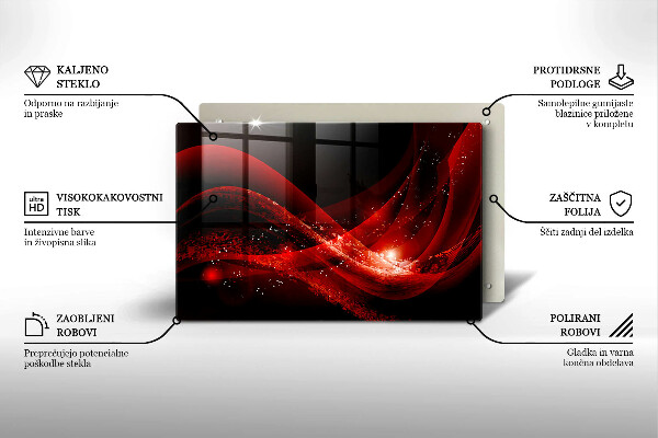 Kuchynská doska zo skla Moderná abstrakcia