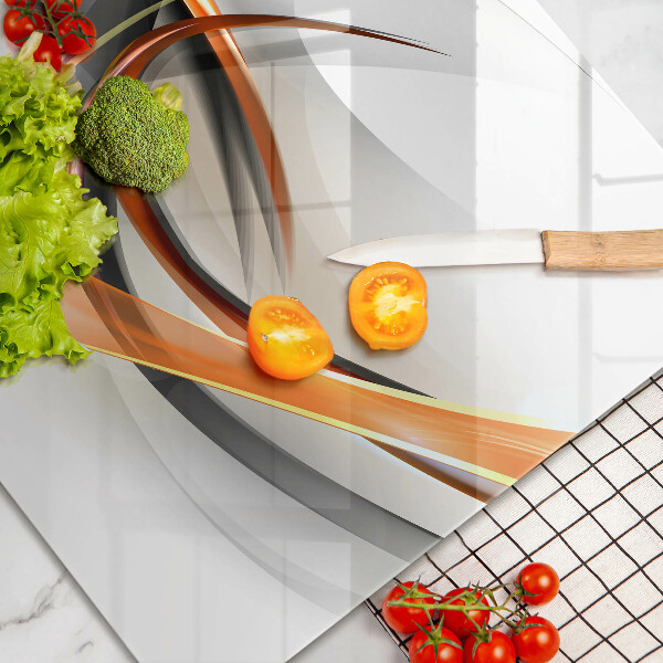 Kuchynská doska zo skla Moderné tvary