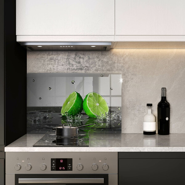 Kuchynská doska zo skla Šťavnaté limetky a voda