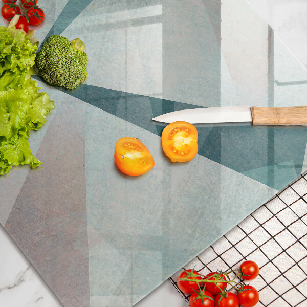 Kuchynská doska zo skla Ostrá abstrakcia