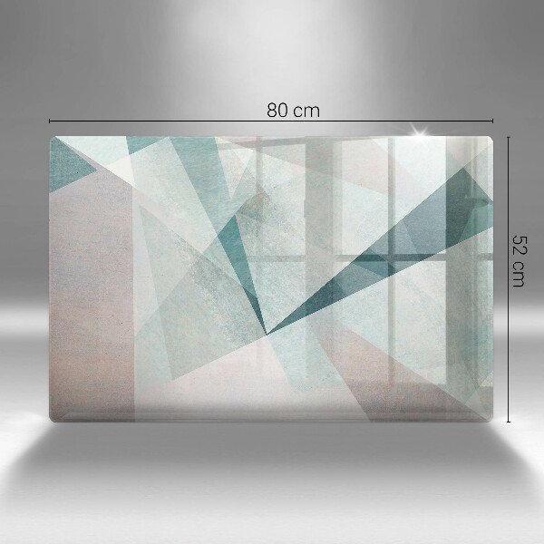 Kuchynská doska zo skla Ostrá abstrakcia