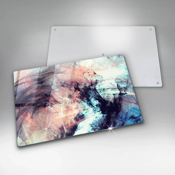 Kuchynská doska zo skla Maľovaná abstrakcia