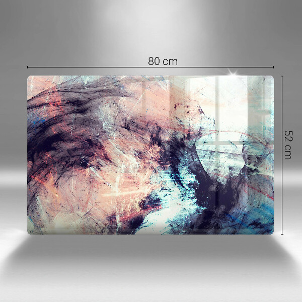 Kuchynská doska zo skla Maľovaná abstrakcia