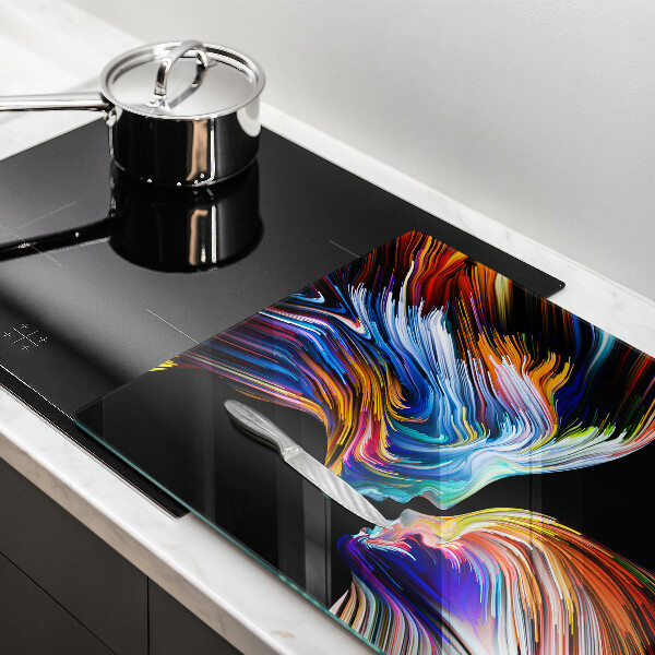 Kuchynská doska zo skla Bozk abstrakcia
