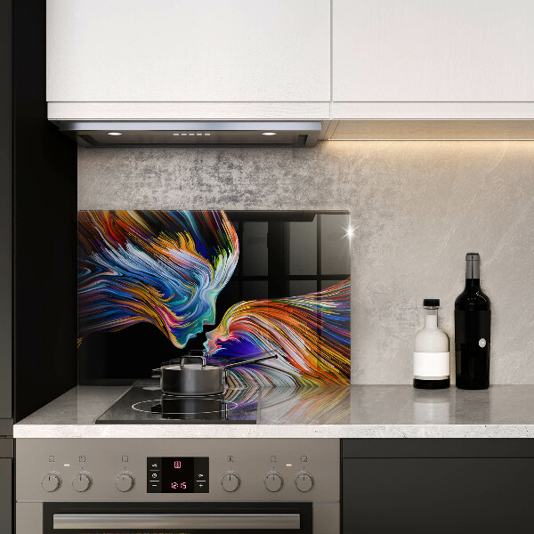 Kuchynská doska zo skla Bozk abstrakcia