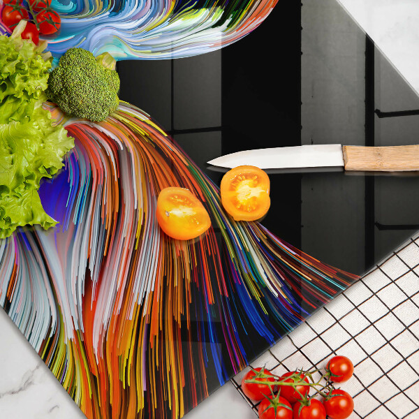 Kuchynská doska zo skla Bozk abstrakcia