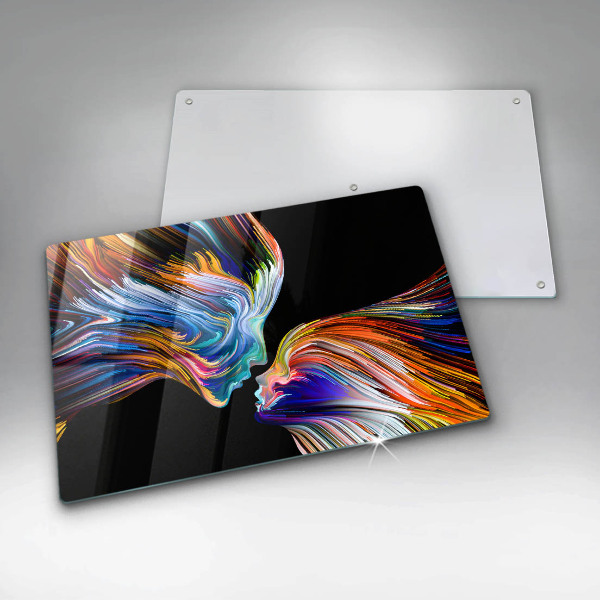 Kuchynská doska zo skla Bozk abstrakcia