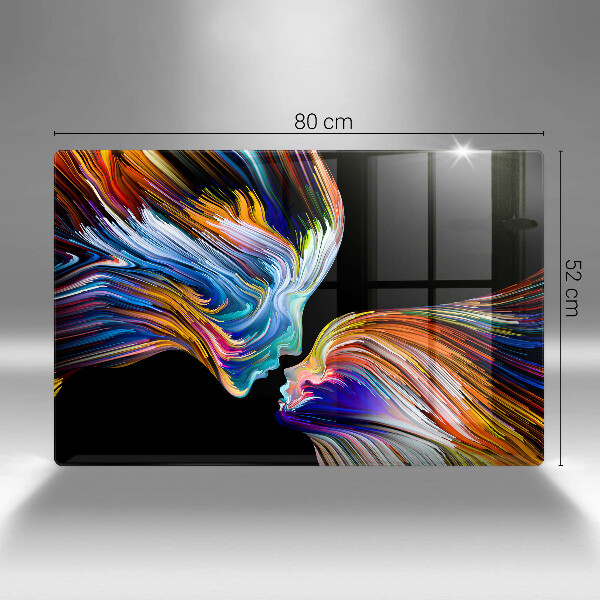 Kuchynská doska zo skla Bozk abstrakcia