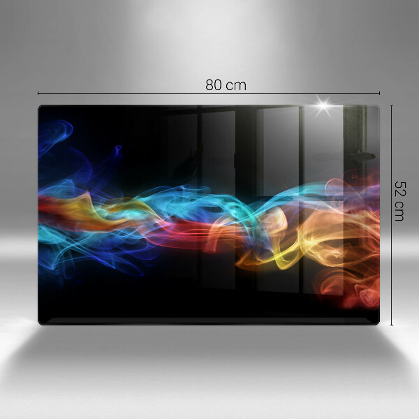 Kuchynská doska zo skla Farebný dym