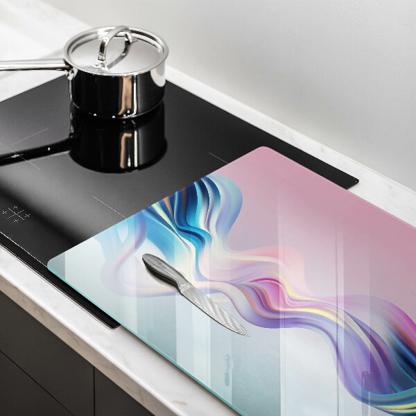 Kuchynská doska zo skla Pastelová abstrakcia
