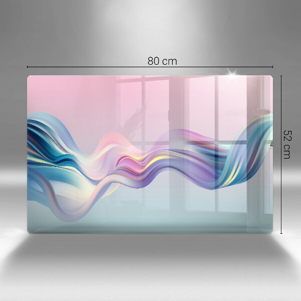 Kuchynská doska zo skla Pastelová abstrakcia