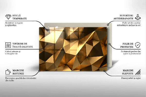 Kuchynská doska zo skla Pozadie abstrakcie štruktúry