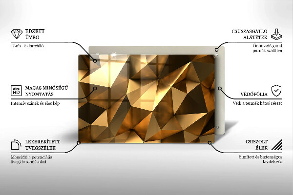 Kuchynská doska zo skla Pozadie abstrakcie štruktúry