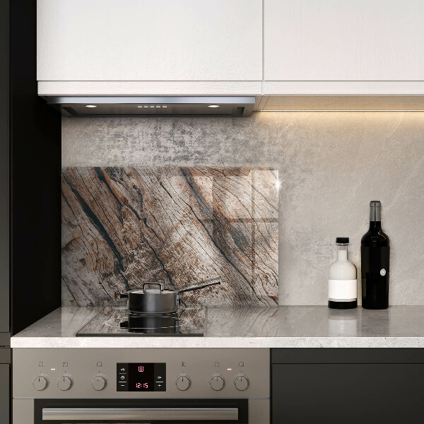 Kuchynská doska zo skla Drevená konštrukcia