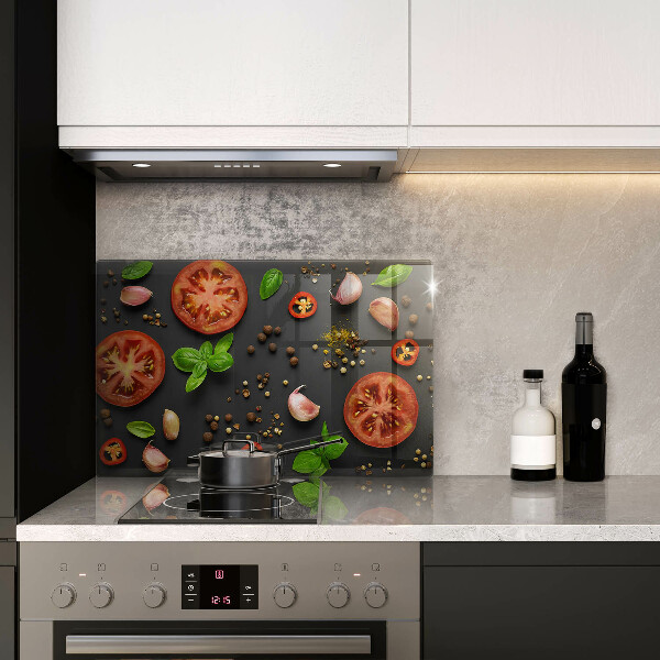 Kuchynská doska zo skla Paradajky a korenie