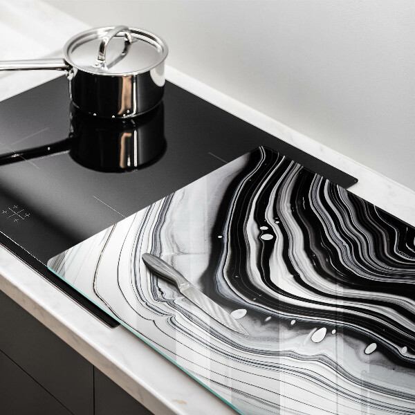 Kuchynská doska zo skla Atramentová abstrakcia