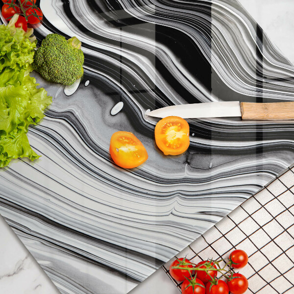 Kuchynská doska zo skla Atramentová abstrakcia