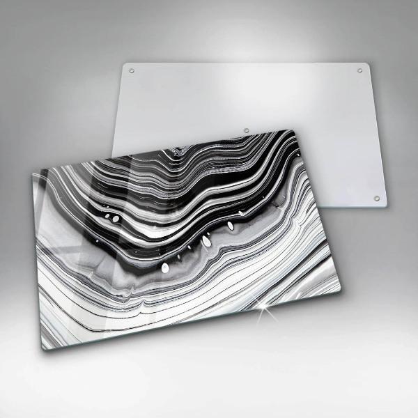 Kuchynská doska zo skla Atramentová abstrakcia