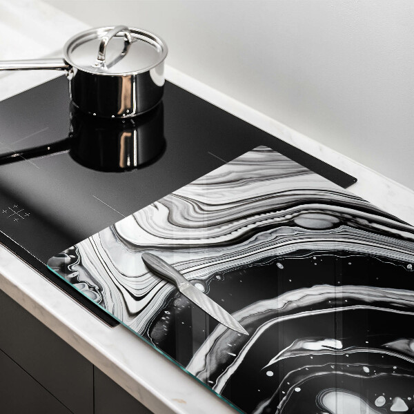 Kuchynská doska zo skla Atramentová abstrakcia