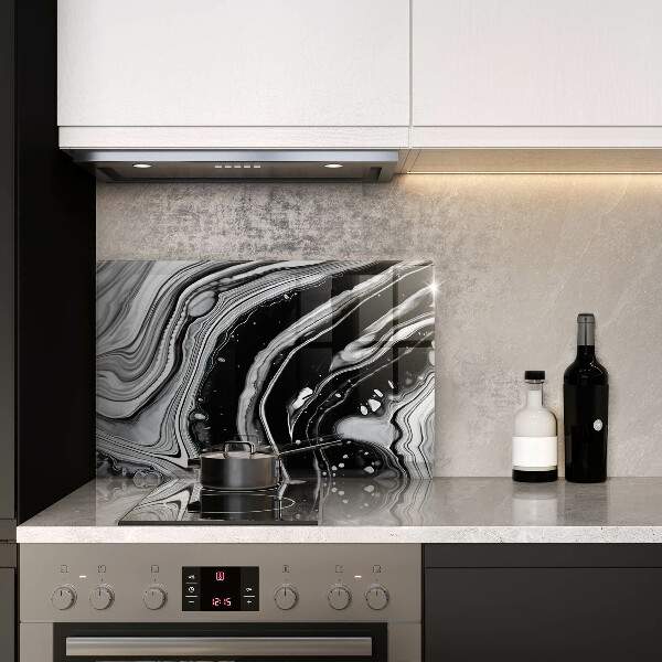 Kuchynská doska zo skla Atramentová abstrakcia