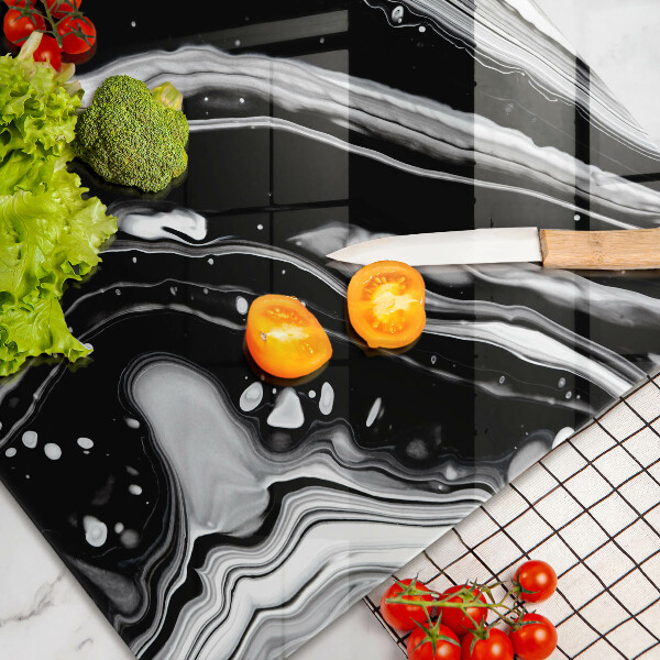 Kuchynská doska zo skla Atramentová abstrakcia