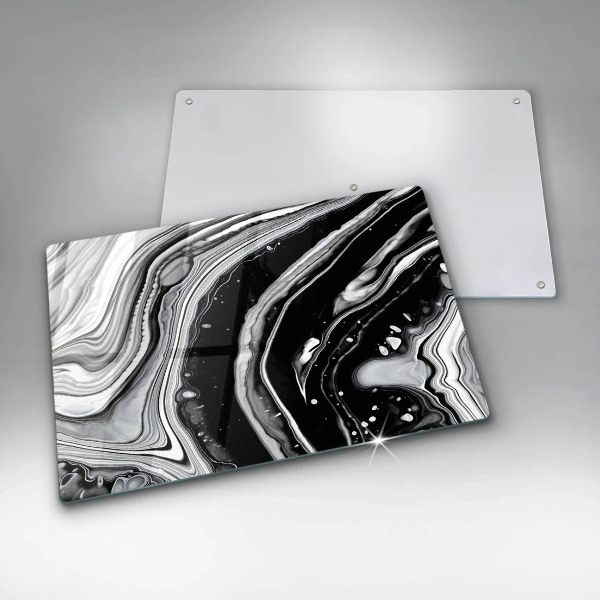 Kuchynská doska zo skla Atramentová abstrakcia