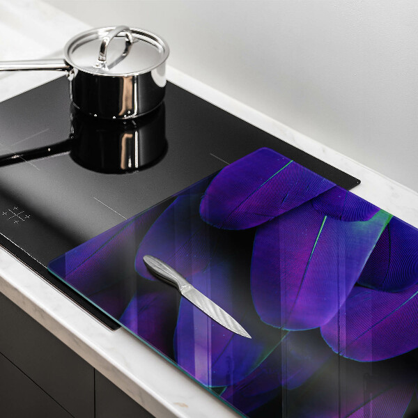 Kuchynská doska zo skla Neónové pierka