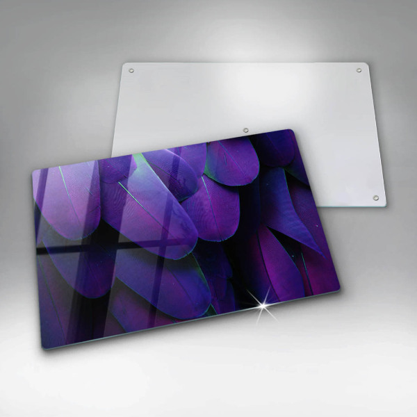 Kuchynská doska zo skla Neónové pierka