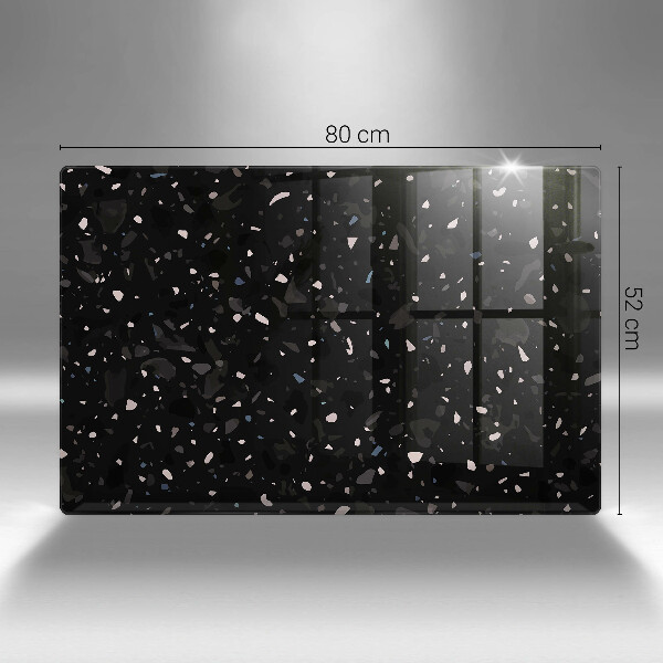 Kuchynská doska zo skla Tmavá kamenina