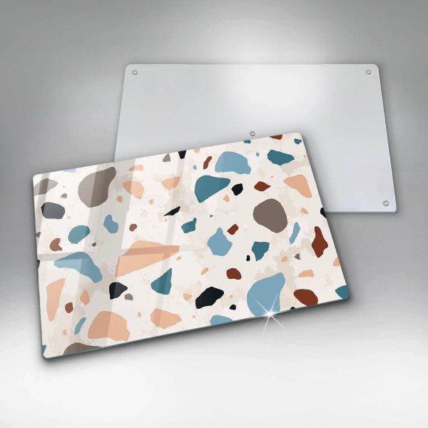 Kuchynská doska zo skla Dekoratívna kamenina