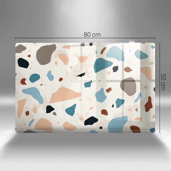 Kuchynská doska zo skla Dekoratívna kamenina