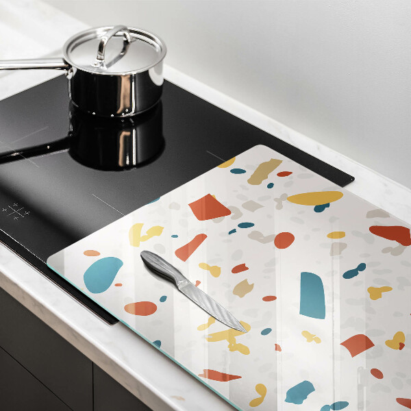 Kuchynská doska zo skla Dekoratívna kamenina