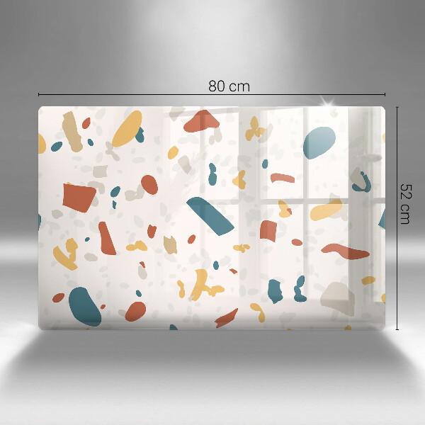 Kuchynská doska zo skla Dekoratívna kamenina