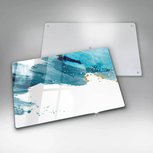 Kuchynská doska zo skla Modré škvrny