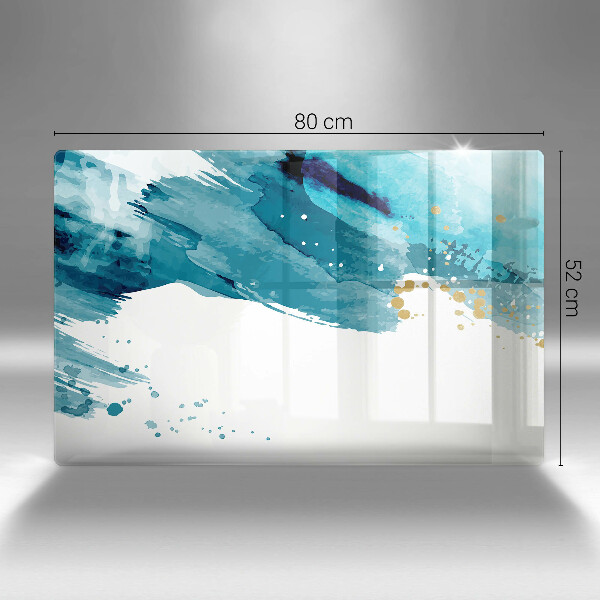 Kuchynská doska zo skla Modré škvrny